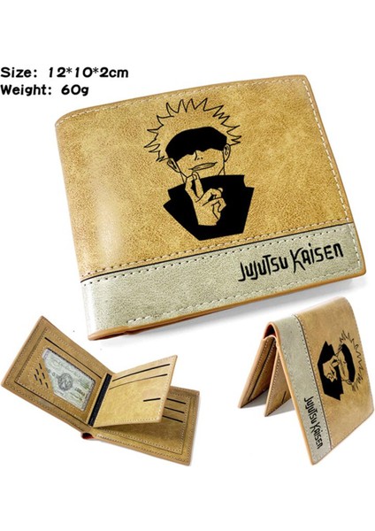 Sıcak Satmak Japon Karikatür Jujutsu Kaisen Cüzdan Kart Tutuculu Genç Cüzdanlar Için Kısa Çanta (Yurt Dışından)