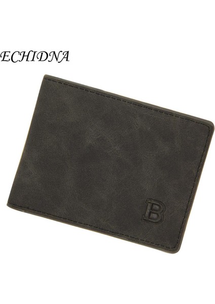 Echıdna Para Klipsi Kısa Aşınmaya Dayanıklı Taşınabilir Erkek Cüzdanı (Yurt Dışından)
