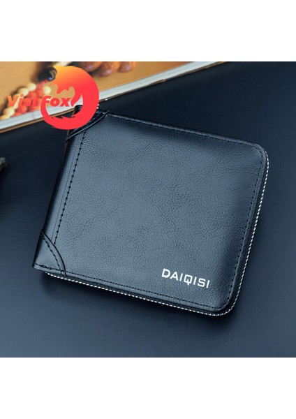 Vist Fox Erkek Çanta Vintage Retro Nedensel Erkek Para Çantası Kimlik Kartı Tutucu (Yurt Dışından) indirimleri