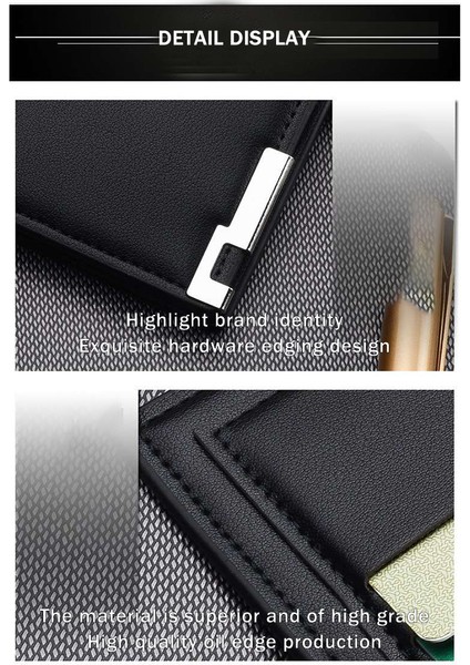 Sıcak Satış Yeni Stil Demir Kenarlı Erkek Cüzdanı Kore Gençlik Erkek Cüzdanı Trend Kart Tutucu Kullanımı Kolay (Yurt Dışından) modelleri