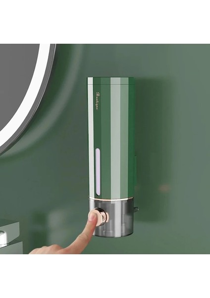 GREEN-450ML Manuel Sabunluk Duvara Monte Şampuan Banyo Jeli El Sabunu Kabı Aile El Sıvı Dağıtıcı Banyo Aksesuarları (Yurt Dışından) fırsatları