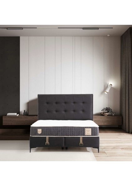 Dimple Baza Başlık Yatak Seti 180X200