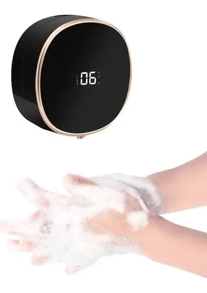 Siyah-Akıllı Sabunluk 280ML Fotoselli Hareket Sensörü Yıkama El Cihazı 1200MAH Duvara Monte Sıvı Sabunluk (Yurt Dışından) indirimleri