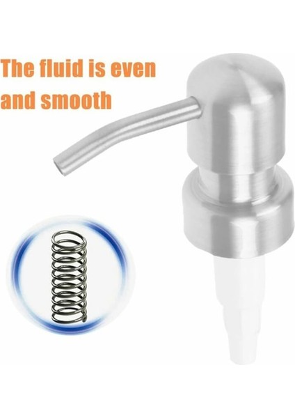 Silver-2pc Retro Metal Sıvı Sabunluk Yedek Sabun Pompası Losyon Şampuan Pompası Şişe Kuş Kafası Banyo Aksesuarları (Yurt Dışından) indirimleri