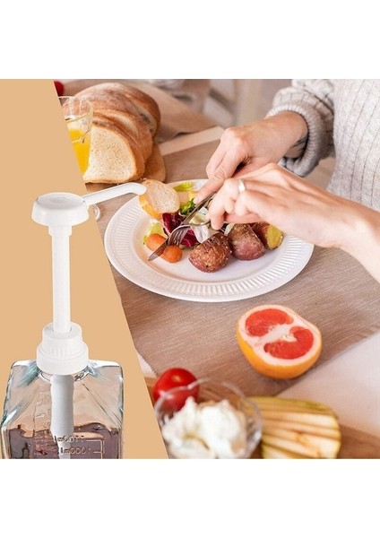 Dispenser Pompası Kaplar Için Pompalama Kapakları Galon Sürahi Çoğu Şurup Losyon Şampuan ve Saç Kremi Şişeleri Gıdaya Uygun 15CC (Yurt Dışından) fırsatları