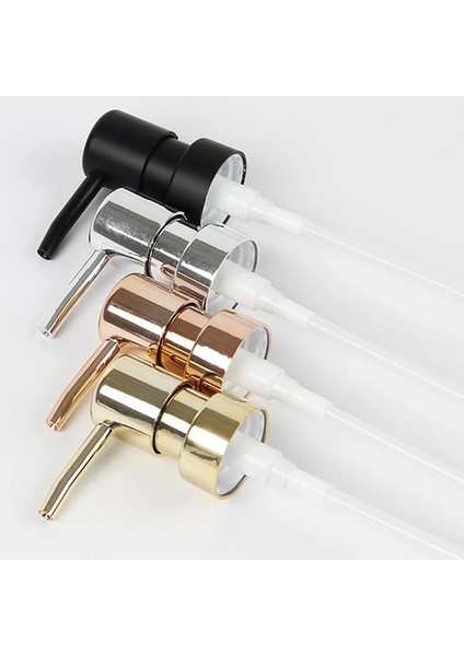 Gül Altın-1 Takım Sabun Pompası Sıvı Losyon Dispenser Kafası Yuvarlak Kafa Abs Losyon Pompası Kafası 28 Iplik Banyo Şişesi Basın Memesi (Yurt Dışından) indirimleri