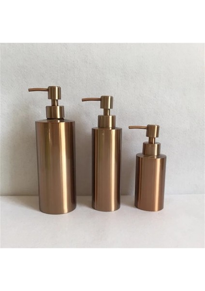 550ML-DWZ 304 Paslanmaz Çelik El Dezenfektanı Şişe Tezgah Sabunluk Gül Altın Sabunluk (Yurt Dışından) fiyatları