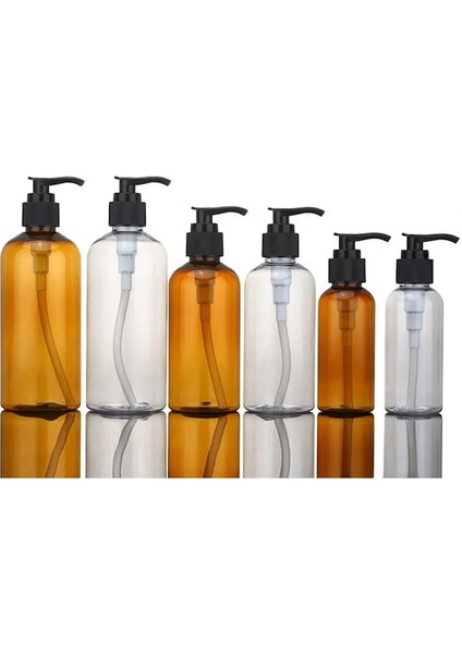 Şeffaf 200ML-100/200/300ML Büyük Kapasiteli Dağıtıcı Şişe Sıvı Losyon Şampuan Sabun Basın Şişeleri El Seyahat Doldurulabilir Taşınabilir Şişe (Yurt Dışından) fiyatları