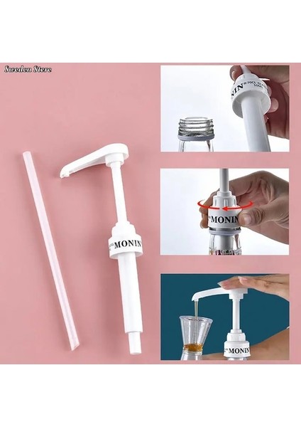 1 Adet Resim Olarak-1 Adet 10 ml Kahve Sebili Şurup Pompası Siyah Sıvı Dağıtıcı Şurup Için (Yurt Dışından) fiyatları