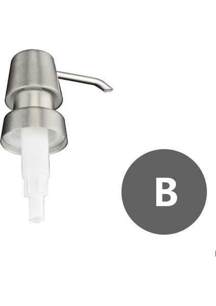 B-304 Paslanmaz Çelik Sıvı Sabunluk Pompa Kafası Tüp Banyo Armatür Donanım Jel Losyon Şişesi El Sabunu Dağıtıcı (Yurt Dışından) modelleri