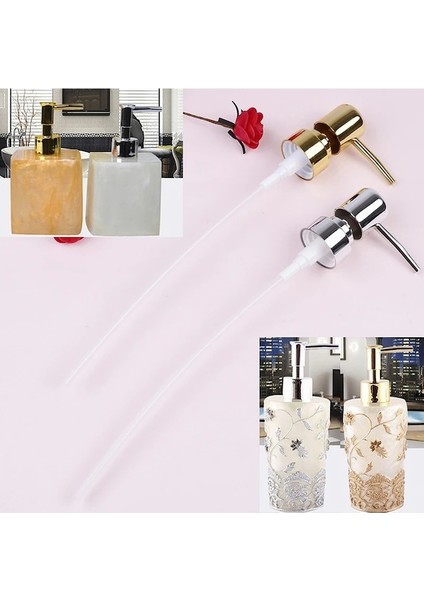 Silver-1pcs Banyo Musluk Lavabo Sabunluk Sıvı Sabun Losyon Dispenser Pompası Depolama Tutucu Şişe Mutfak Şişeyi Değiştirin (Yurt Dışından) modelleri