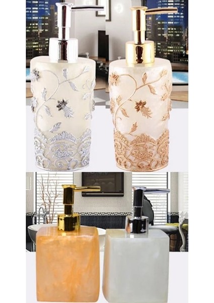 Silver-1pcs Banyo Musluk Lavabo Sabunluk Sıvı Sabun Losyon Dispenser Pompası Depolama Tutucu Şişe Mutfak Şişeyi Değiştirin (Yurt Dışından) fırsatları