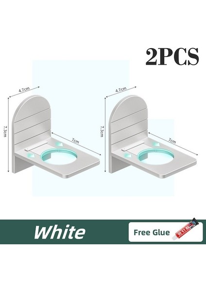 Beyaz-2pcs-No-Punch Duvar Dikey Depolama Asılı Raf Duş Jeli El Temizleyici Tutucu Mutfak Duvara Monte Deterjan Asılı Raf (Yurt Dışından)