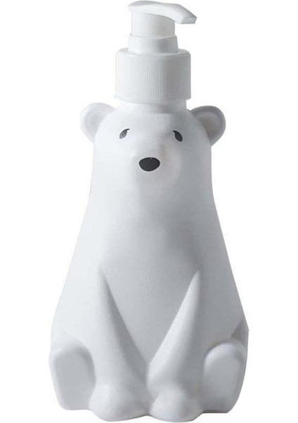 900ML-AYI Şekli Mutfak Sabunluk Sıvı Şampuan Duş Jeli Losyon Dağıtım Şişesi El Temizleyici Sevimli Basın Pompaları (Yurt Dışından)