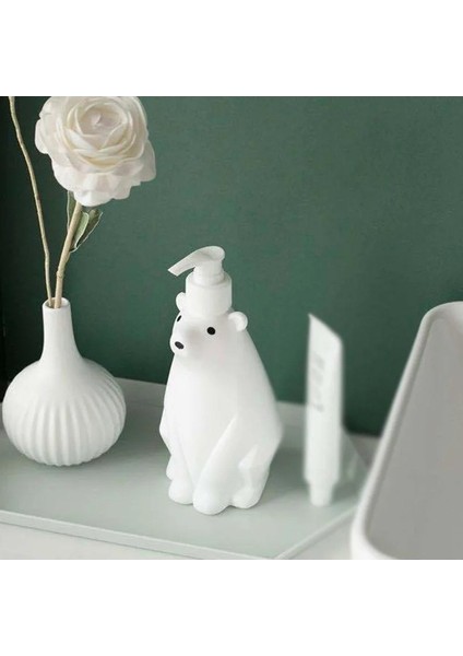 900ML-AYI Şekli Mutfak Sabunluk Sıvı Şampuan Duş Jeli Losyon Dağıtım Şişesi El Temizleyici Sevimli Basın Pompaları (Yurt Dışından) indirimleri