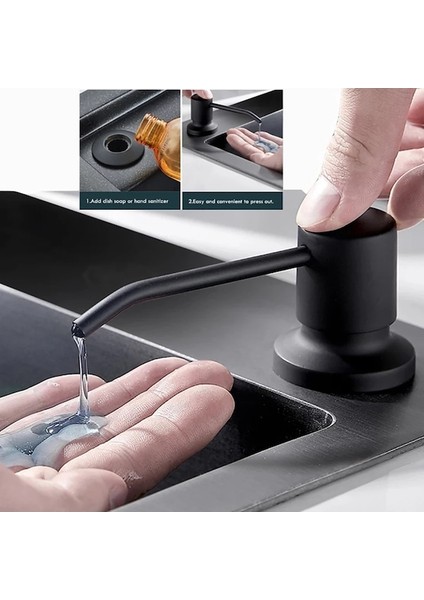 BOTTLE-500ML Mutfak Bulaşık Deterjanı Dispenseri Lavabo Sabunu Pompalı Dispenser Paslanmaz Çelik Dahili Deterjan Bulaşık Deterjanı Sıvı Kabı (Yurt Dışından) modelleri