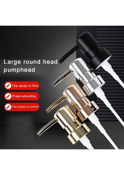 Rose Gold-1pc Sabun Pompası Sıvı Losyon Dispenseri Kafa Banyo Sıvı Sabunluk Tuvalet El Losyon Şampuan Pompası Tüpünü Değiştirin (Yurt Dışından) fırsatları