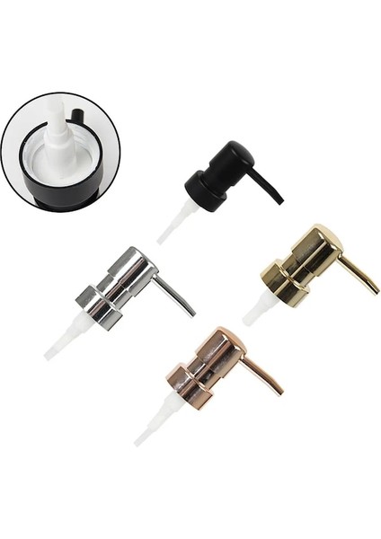 Rose Gold-1pc Sabun Pompası Sıvı Losyon Dispenseri Kafa Banyo Sıvı Sabunluk Tuvalet El Losyon Şampuan Pompası Tüpünü Değiştirin (Yurt Dışından) indirimleri