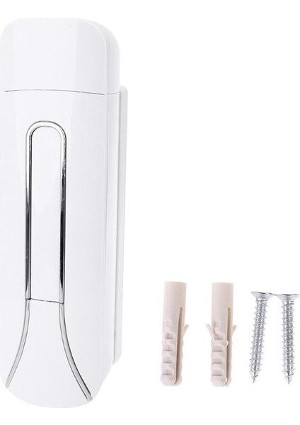 Beyaz Şampuan ve Sabun Dispenserleri Duvara Monte Duş Pompası El Jeli Dağıtıcı Ev Sıvı Dispenseri Banyo Mutfak Için El (Yurt Dışından)