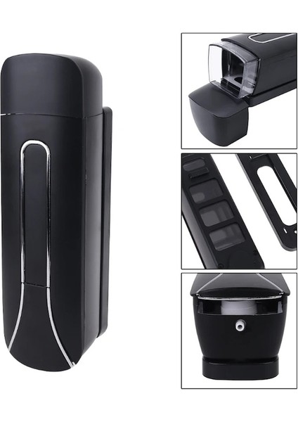 Beyaz Şampuan ve Sabun Dispenserleri Duvara Monte Duş Pompası El Jeli Dağıtıcı Ev Sıvı Dispenseri Banyo Mutfak Için El (Yurt Dışından) indirimleri