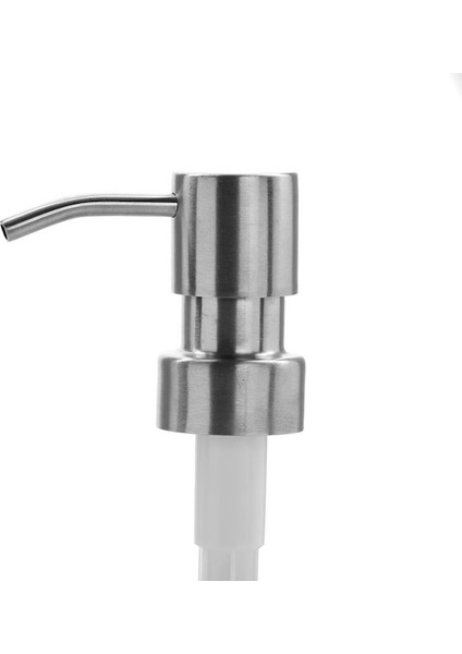 F-Premium 304 Paslanmaz Çelik Sabun Pompası Sıvı Losyon Dispenseri Yedek Kavanoz Tüp Gümüş Banyo Uzatma Tüpü Nakliye (Yurt Dışından)