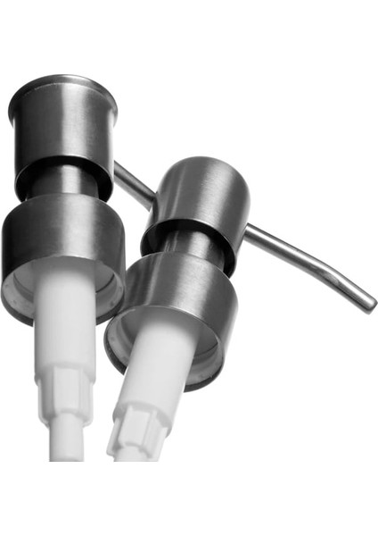 F-Premium 304 Paslanmaz Çelik Sabun Pompası Sıvı Losyon Dispenseri Yedek Kavanoz Tüp Gümüş Banyo Uzatma Tüpü Nakliye (Yurt Dışından) fırsatları