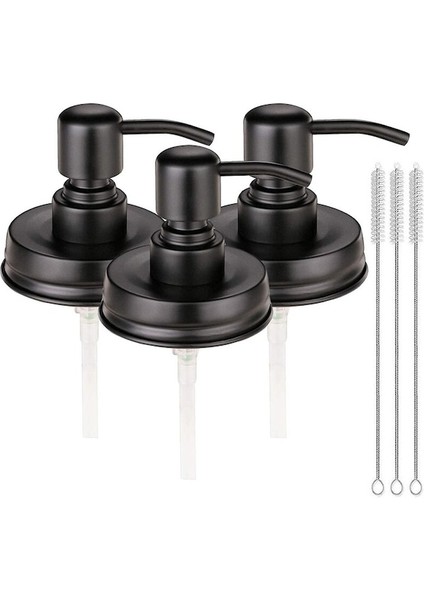Sabunluk Kapakları Paslanmaz Pompa ve Mason Kavanoz Veya Diğer Dıy Losyon Sabunluklar Için Kapak Değiştirme 3 Paket (Yurt Dışından)