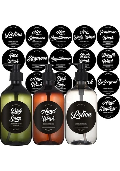 Su Geçirmez Etiketli Gri Bulaşık Sabunu Pompalı Dispenser Banyo Mutfak Doldurulabilir Şampuan Duş Jeli El Sabunu Alt Şişeleme Kabı (Yurt Dışından) fiyatları