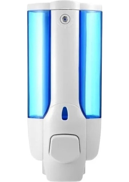Mavi Tek 1/2 Adet 350 ml Duvara Monte Şampuanlık El ve Ev Sabun Temizleyici Banyo Duş Losyon Dispenseri Banyo Aksesuarları (Yurt Dışından)