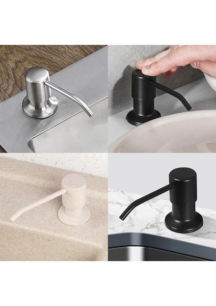 Krom-Mutfak Sabunluklar Paslanmaz Çelik Mutfak Lavabo Tezgah Üstü Sabunluk EL8406 (Yurt Dışından) fırsatları