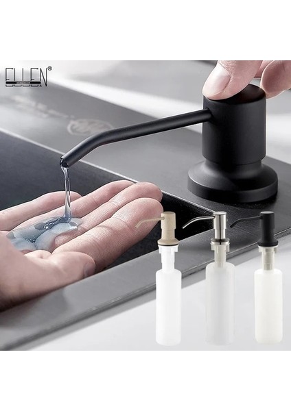 Krom-Mutfak Sabunluklar Paslanmaz Çelik Mutfak Lavabo Tezgah Üstü Sabunluk EL8406 (Yurt Dışından) indirimleri