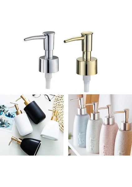 Mat Altın-Dıy Dağıtıcı Pompası Sabun Şişesi Kafası El 28/400 Konu Standart Sıvı Pompaları Için Yedek Sabun Losyon Dağıtıcı Pompası (Yurt Dışından) fırsatları