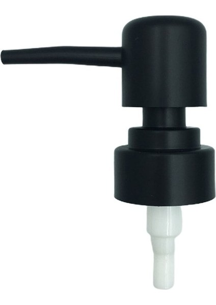 Mat Siyah Sabun Pompası Kafası Abs Losyon Pompası Kafası 28 Iplik Banyo Şişesi Basın Memesi Banyo Losyonu Şampuan Sıvı Sabunluk Kafası (Yurt Dışından)