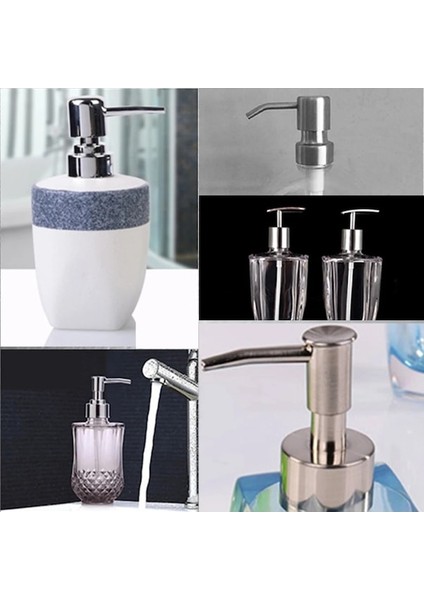 D-Sabun Pompası Kafası Losyon Dağıtıcı Kafası Banyo Sıvı Sabunluk Şişesi Yedek Basın Kafası Şampuan Pompası Kafası (Yurt Dışından) fiyatları