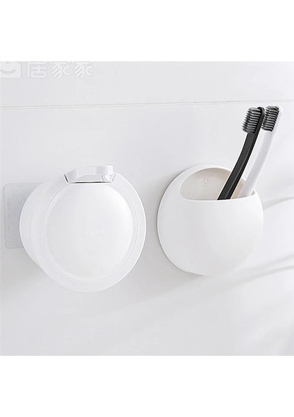 Beyaz Duvara Monte Sabunluk Tuvalet Su Geçirmez Vantuz Losyon Şişesi Ev Banyo Mutfak Manuel Sıkma Losyon Şişesi (Yurt Dışından) indirimleri