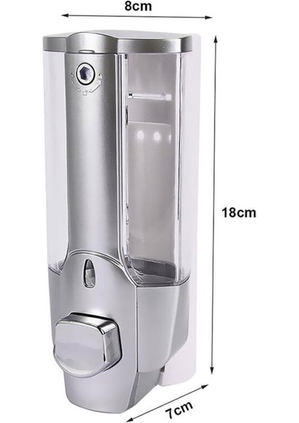 Sıvı Sabunluk 350 ml Tek Kafa Duvara Monte Duş Banyo Yıkama Losyonu Sabun Şampuan Dispenserleri Mutfak Banyo Için (Yurt Dışından) modelleri