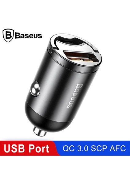 Baseus Tiny Star Mini Quick Şarj USB Port 30W Hızlı Araç Şarj Cihazı