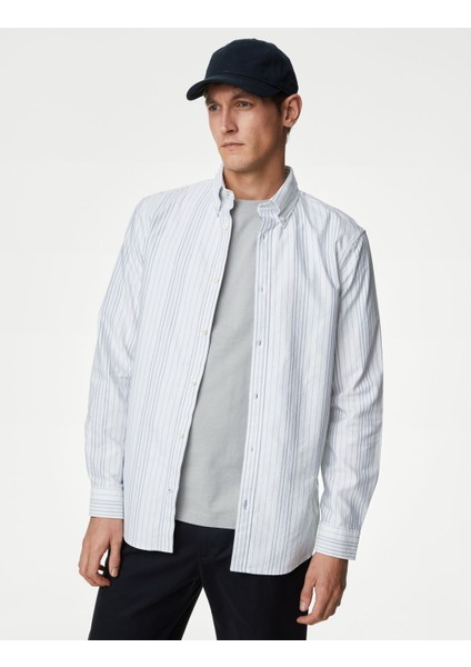 Regular Fit Uzun Kollu Oxford Gömlek modelleri