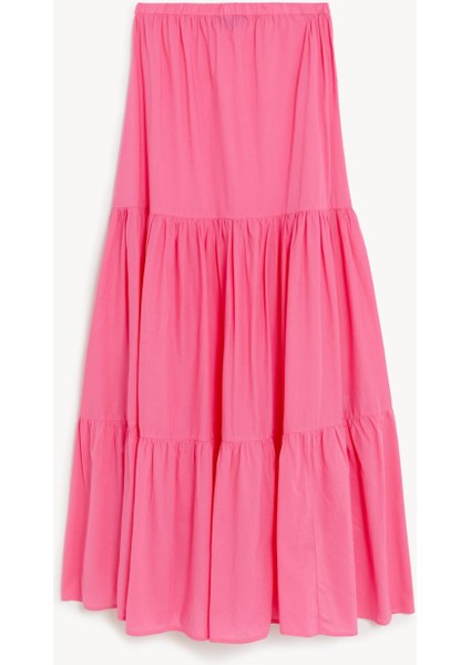 Saf Pamuklu Midi Plaj Eteği indirimleri