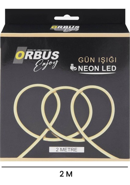 Gün Işığı Neon LED 4 Watt / 300 Lm - 2 M