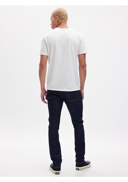 Erkek Lacivert Geri Dönüştürülmüş Washwell™ Skinny Soft Jean