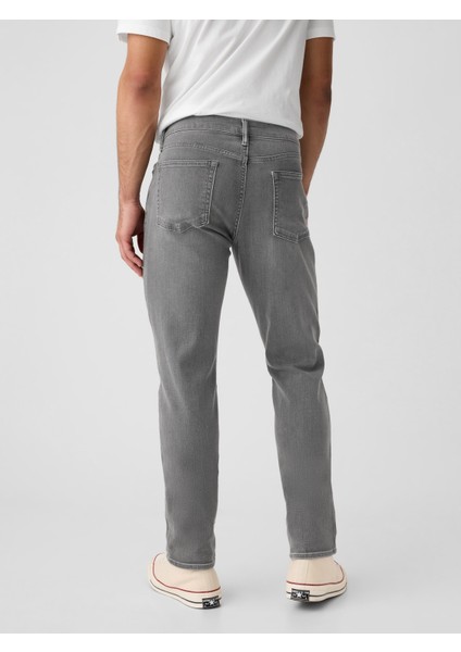 Erkek Gri Gapflex Soft Wear Slim Jean Pantolon