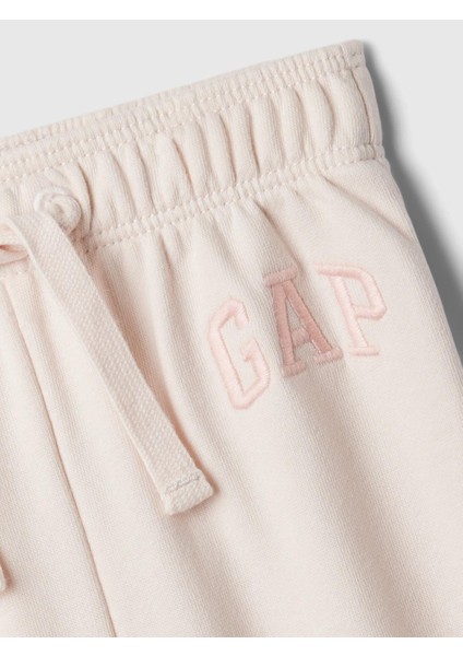 Erkek Bebek Pembe Gap Logo Fransız Havlu Kumaş Jogger Eşofman Altı