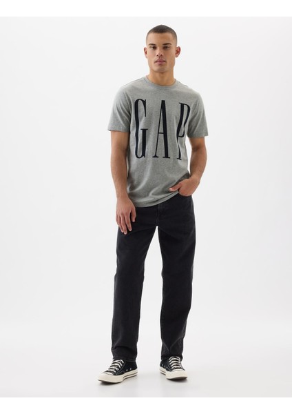 Erkek Gri Everyday Soft Gap Logo T-Shirt