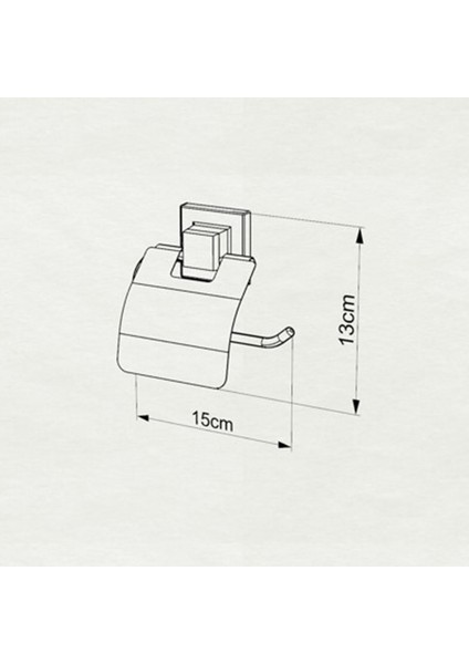 Easy Fix Kapaklı Tuvalet Kağıtlık