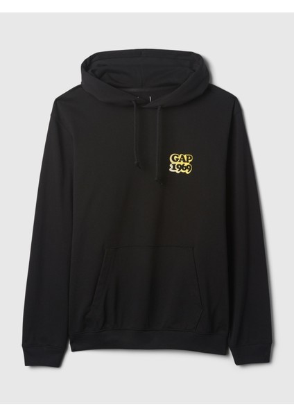 Erkek Siyah Gap Logo Sweatshirt