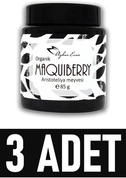 Organik Maquiberry Meyvesi Tozu 85 gr 3 Adet