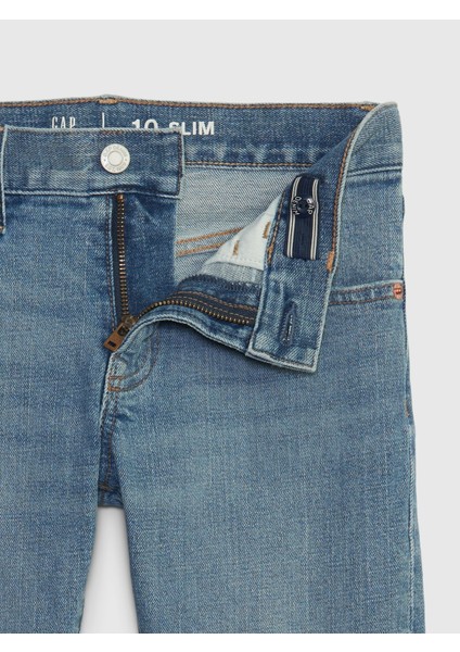 Erkek Çocuk Açık Mavi Slim Jean Pantolon