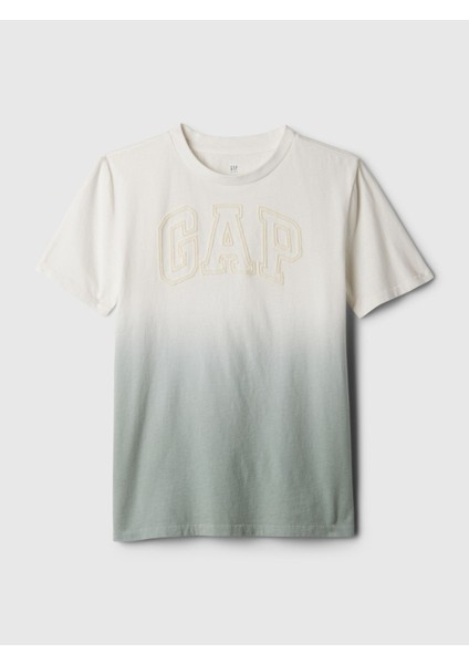 Erkek Çocuk Yeşil Gap Logo T-Shirt