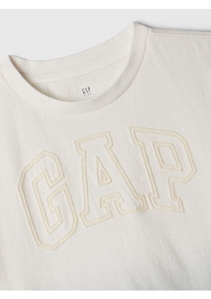 Erkek Çocuk Yeşil Gap Logo T-Shirt